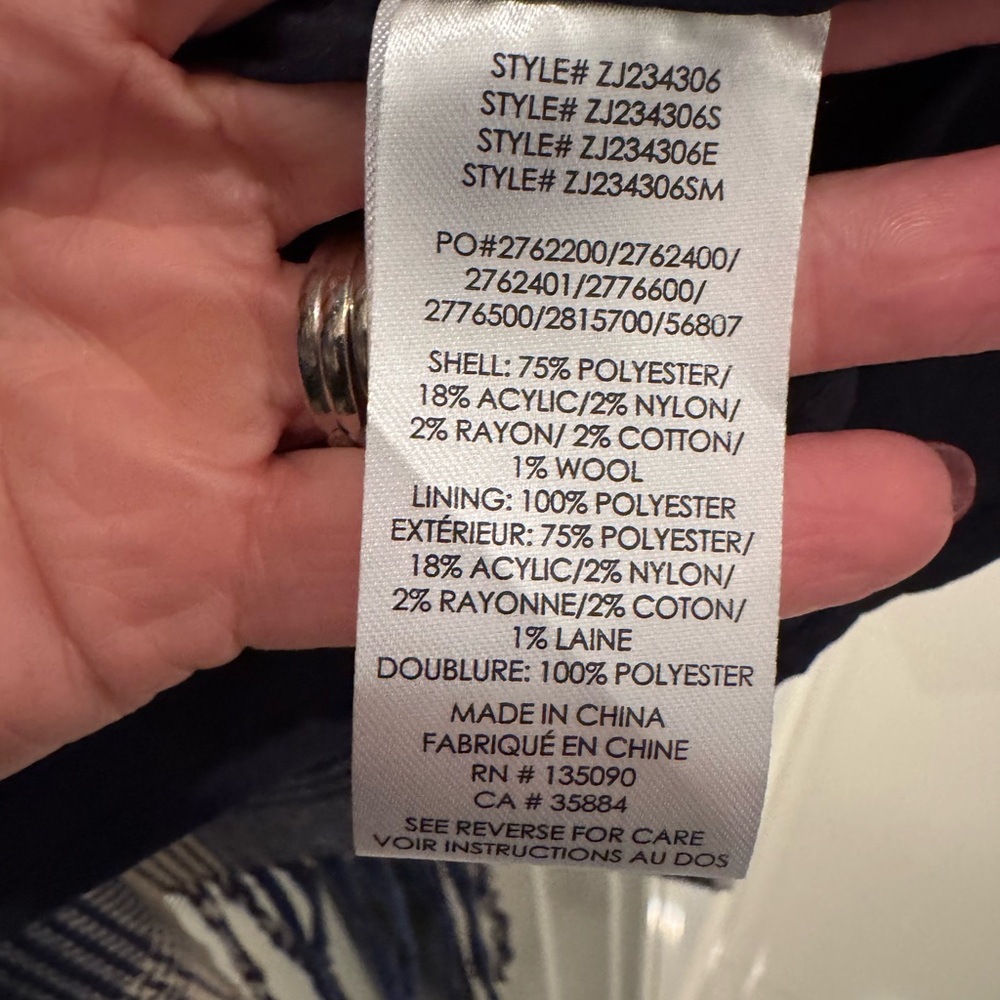 ZSupply fringed trench! New- no tags - Picture 5 of 8